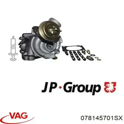 Turbocompresor 078145703S VAG