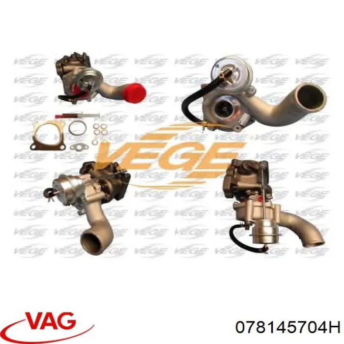 Turbocompresor 078145702T VAG