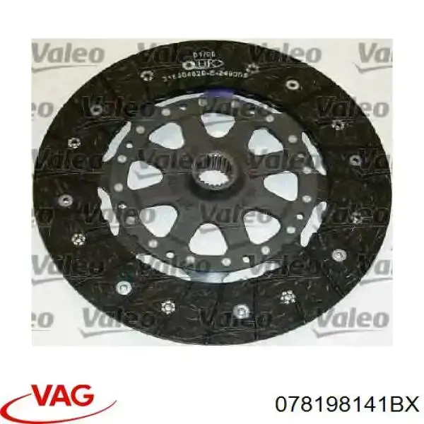 Mecanismo de embrague VAG 078198141BX precio, desde 221,05 EUR