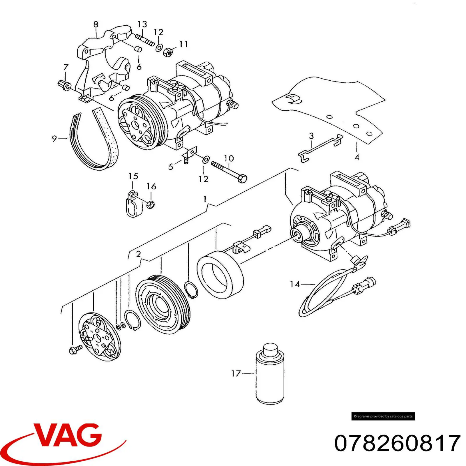  VAG 078260817 precio, desde 1,95 EUR