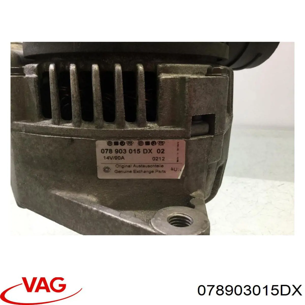 Alternador del motor VAG 078903015DX precio, desde 49,37 EUR