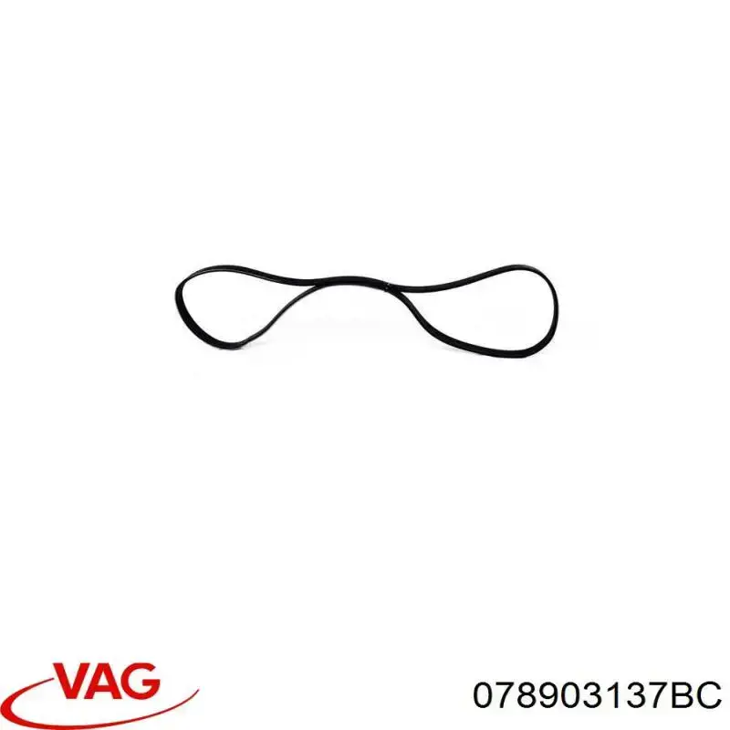 Correa de alternador 078903137BC VAG
