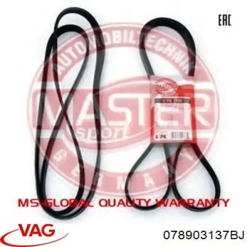 Correa accesorios VAG 078903137BJ