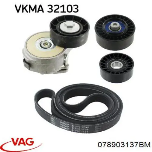 Correa trapezoidal Peugeot Partner 1 5