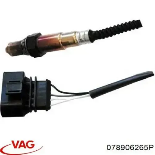 Sonda lambda, sensor de oxígeno después del catalizador izquierdo 078906265P VAG