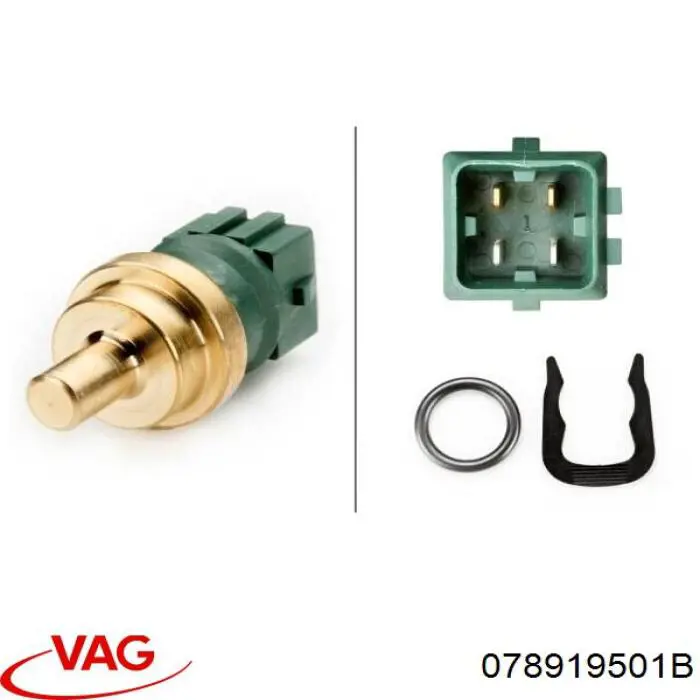 Sensor de temperatura del motor VAG 078919501B