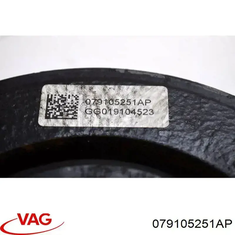 Polea del cigüeñal VAG 079105251AP precio, desde 496,32 EUR