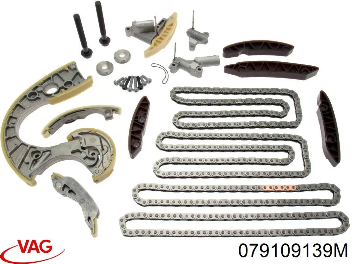 Junta inferior de la tapa frontal del motor VAG 079109139M