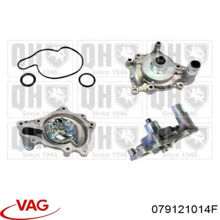 079121014F VAG Bomba refrigerante coche