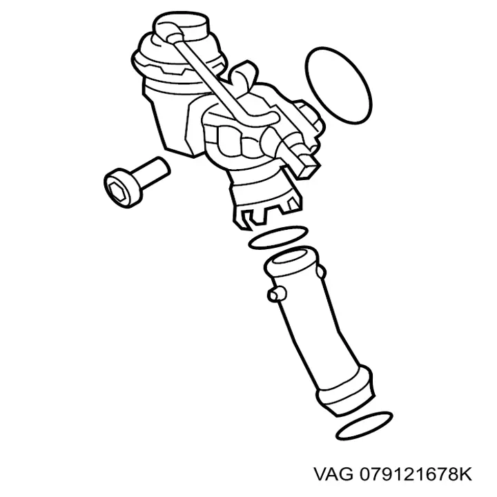 Sensor de temperatura de vacío 079121678K VAG