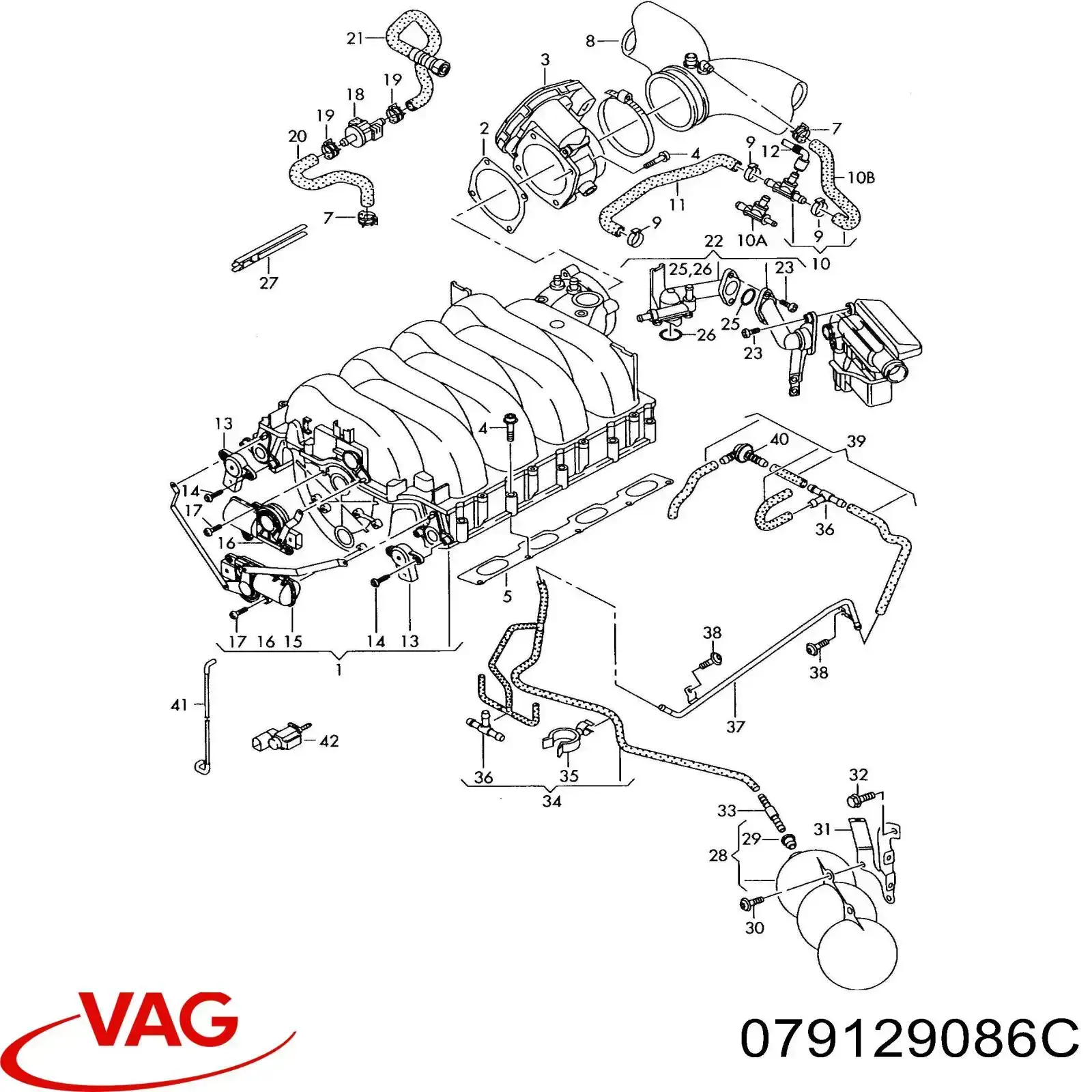 Regulador de la mariposa VAG 079129086A precio, desde 200,48 EUR