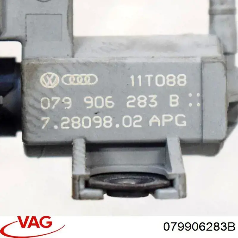 Válvula solenoide de control de presión de sobrealimentación 079906283B VAG