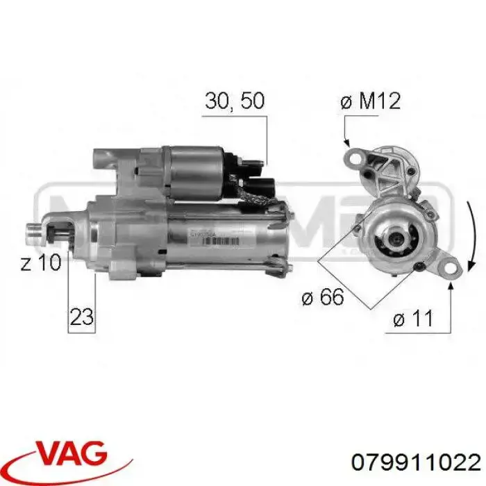 Comprar 079911022 VAG Motores de arranque