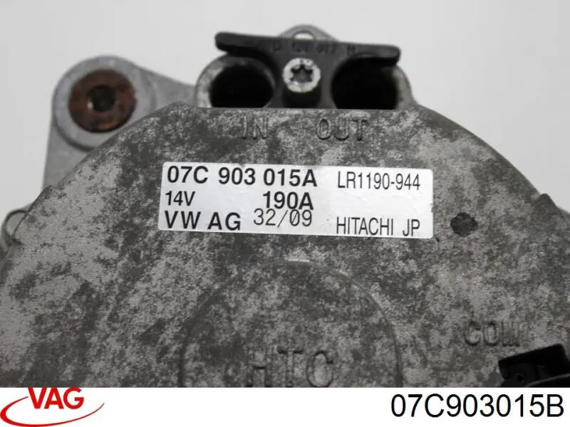 Comprar 07C903015BX VAG Dynamo