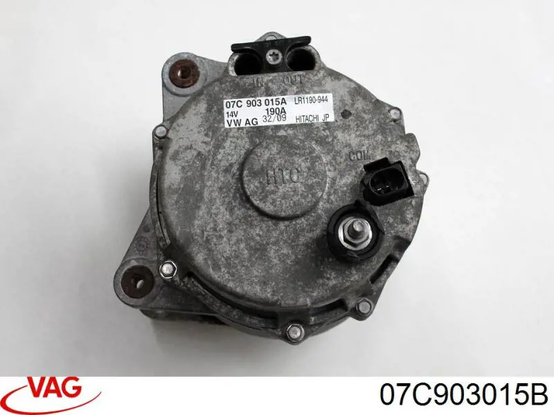 Alternador del motor VAG 07C903015BX precio, desde 459,15 EUR