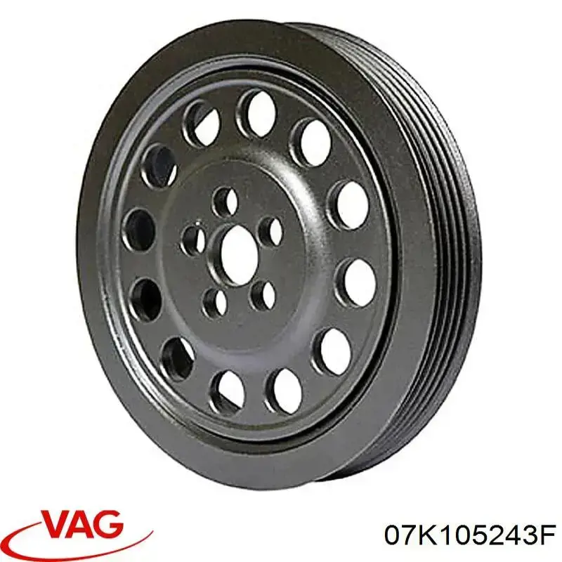 Polea de cigüeñal 07K105243F VAG