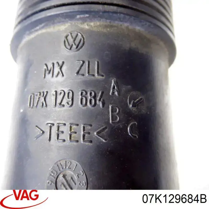 Manguito de aire del medidor de masa de aire VAG 07K129684B precio, desde 79,47 EUR