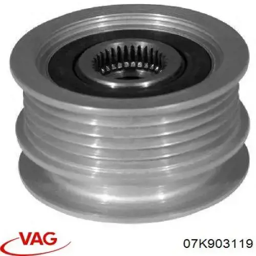 Polea alternador 07K903119E VAG