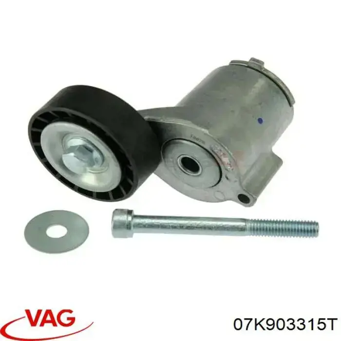 Tensor de la correa trapecial poli v VAG 07K903315T