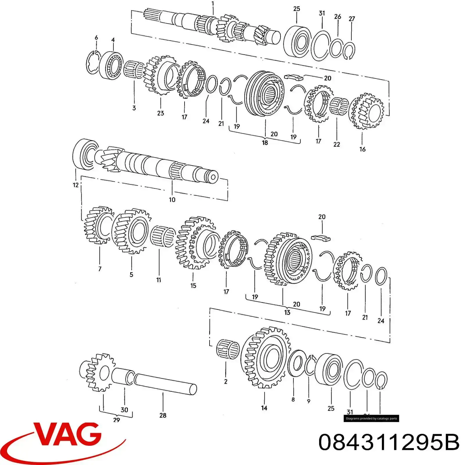  VAG 084311295B precio, desde 97,53 EUR