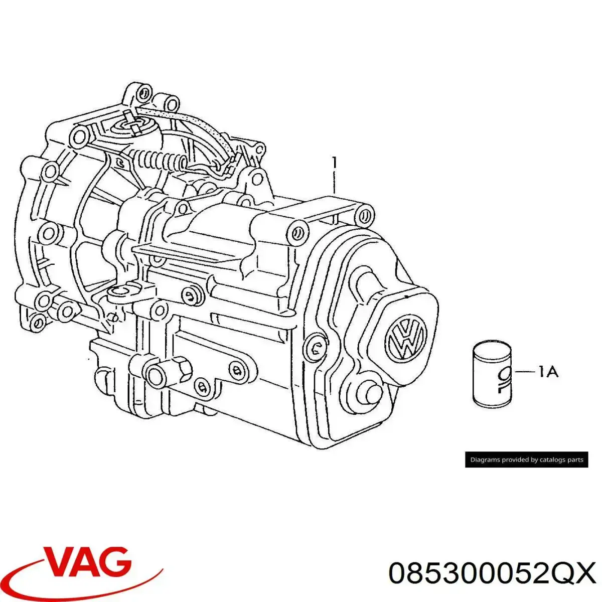 085300052Q VAG caja de cambios mecánica, completa