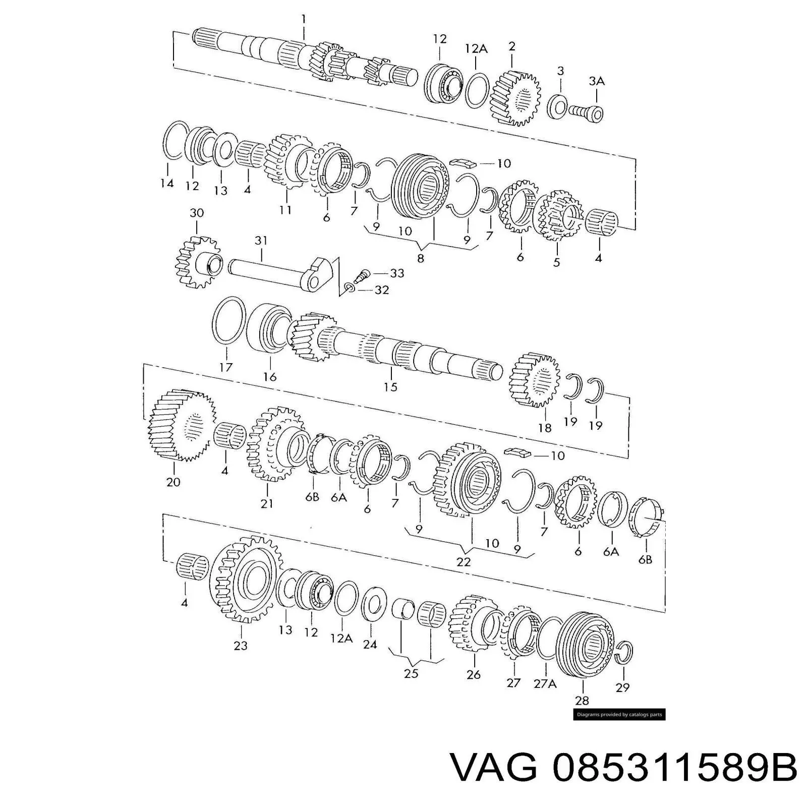  VAG 085311589B precio, desde 9,71 EUR