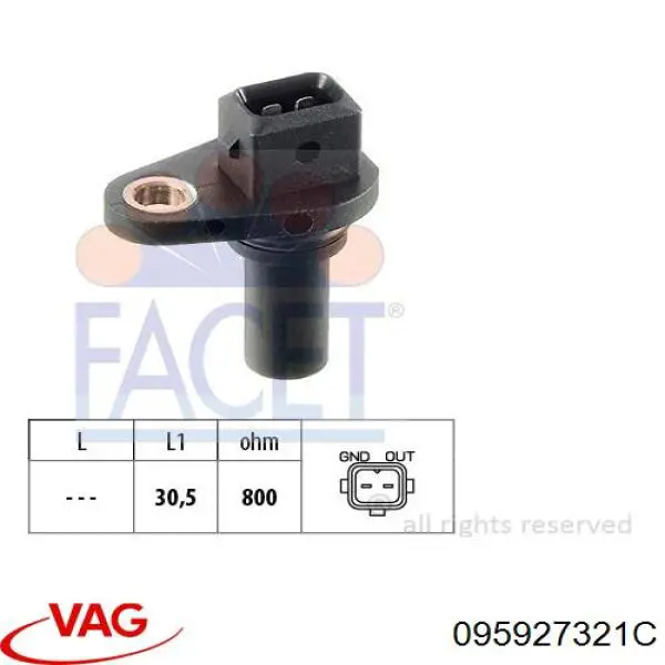 Sensor de velocidad Seat Cordoba 6K2, C2