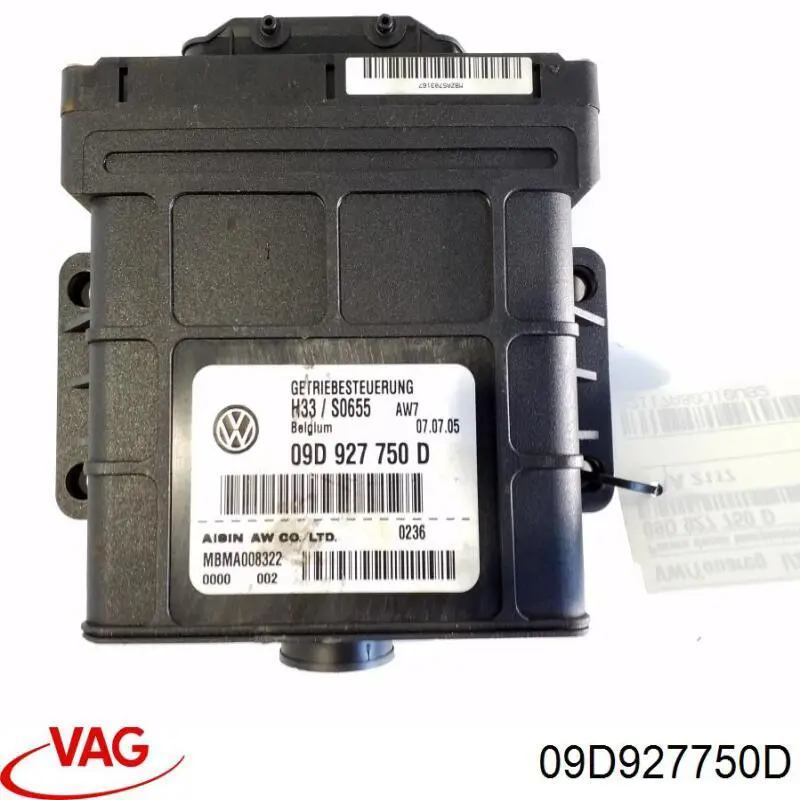 09D927750D VAG modulo de control electronico (ecu)