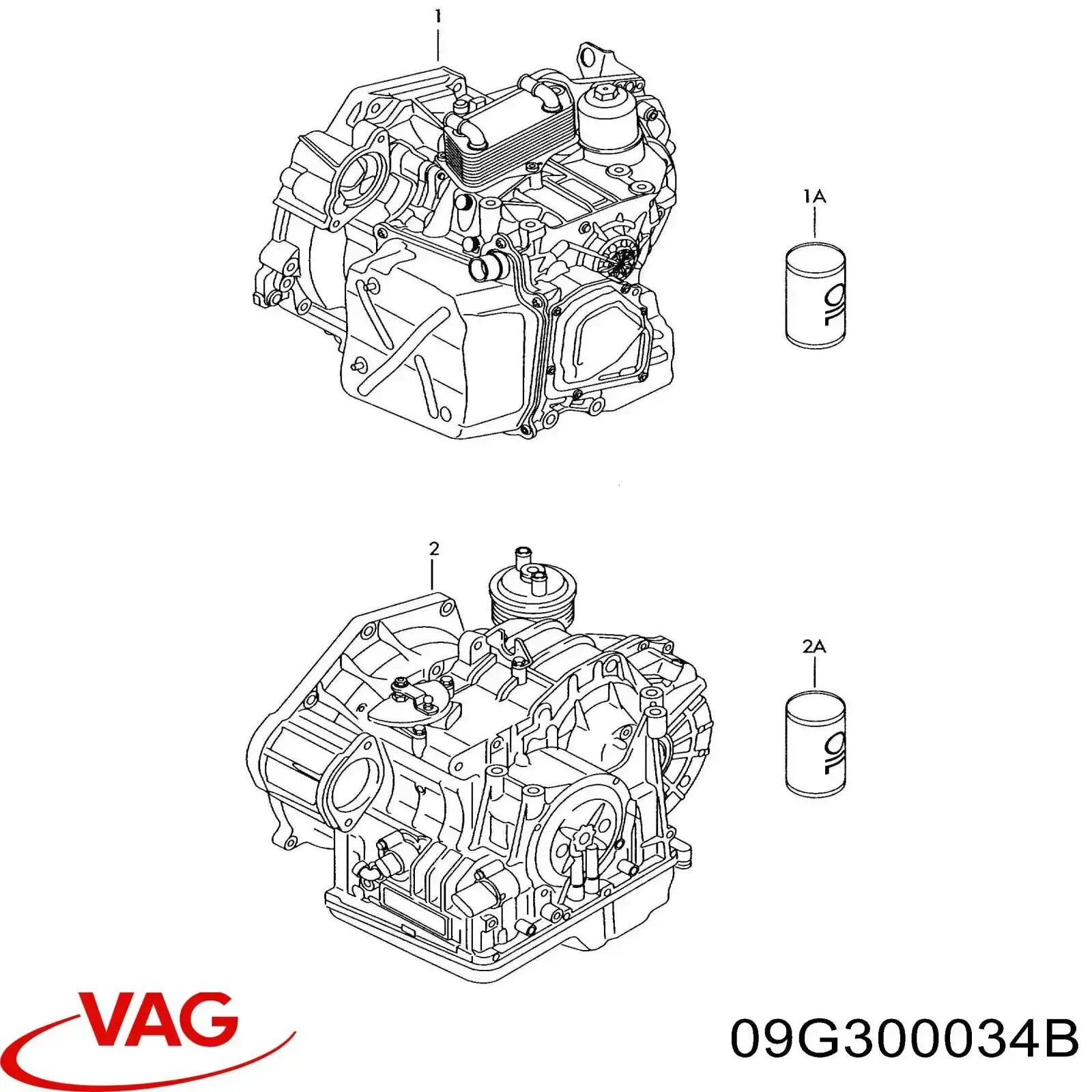 Transmisión automática completa VAG 09G300034BX precio, desde 10024,31 EUR