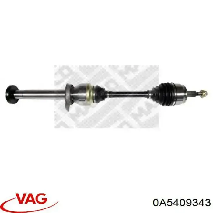 Eje intermedio de transmisión VAG 0A5409343 precio, desde 35,86 EUR