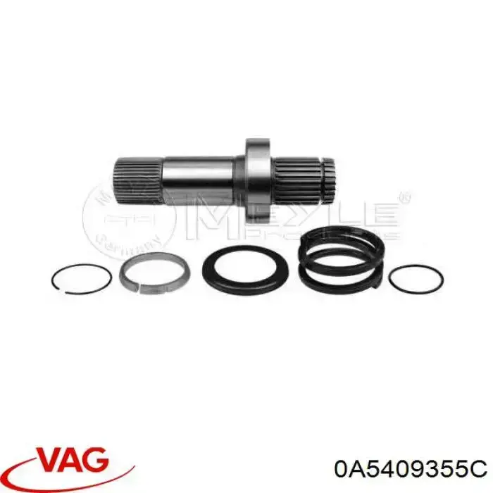 Comprar 0A5409355C VAG Eje intermedio de transmisión