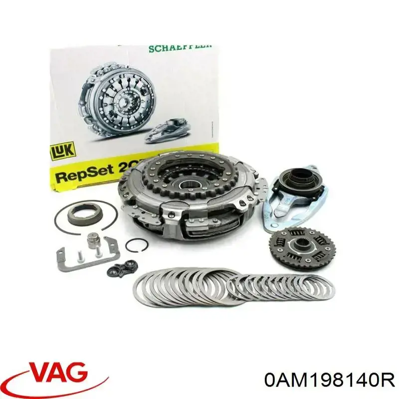 0AM198140R VAG kit de embrague (3 partes)