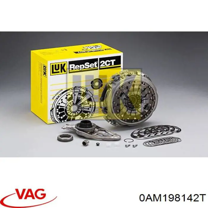 Kit de embrague (3 partes) VAG 0AM198142T