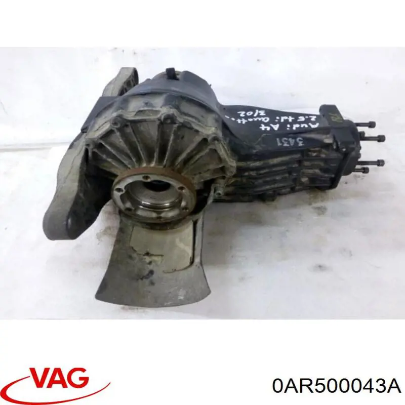 0AR500043A VAG eje trasero completo