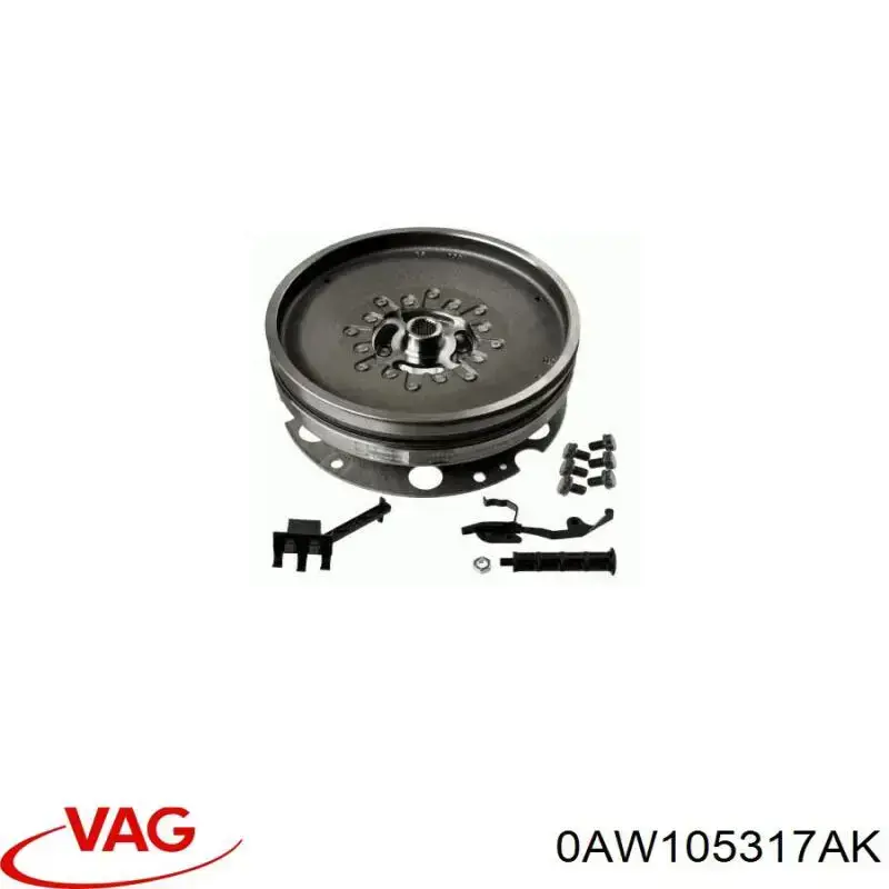 Volante motor 836183 VALEO
