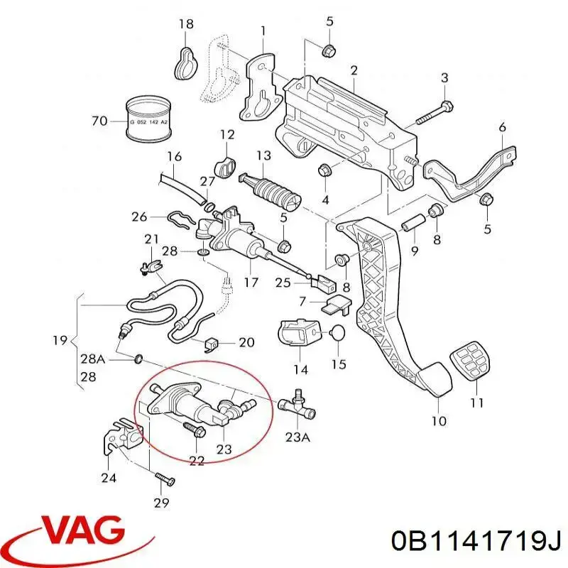 Horquilla de embrague Audi Q5 SUV (8RB) (2008 - 2016) precio, desde 26,40 EUR