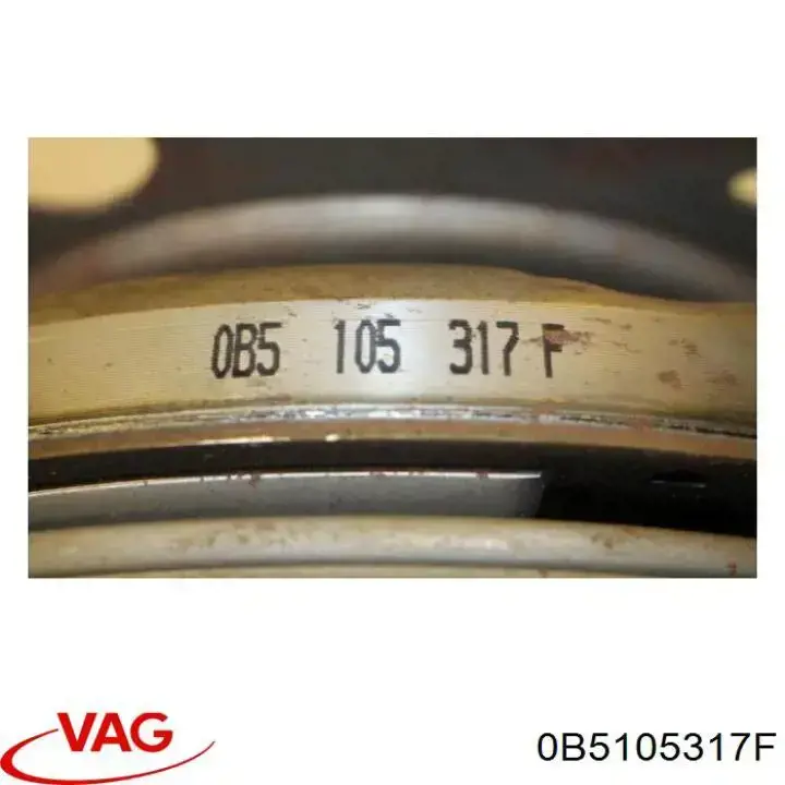 Volante motor 0B5105317F VAG