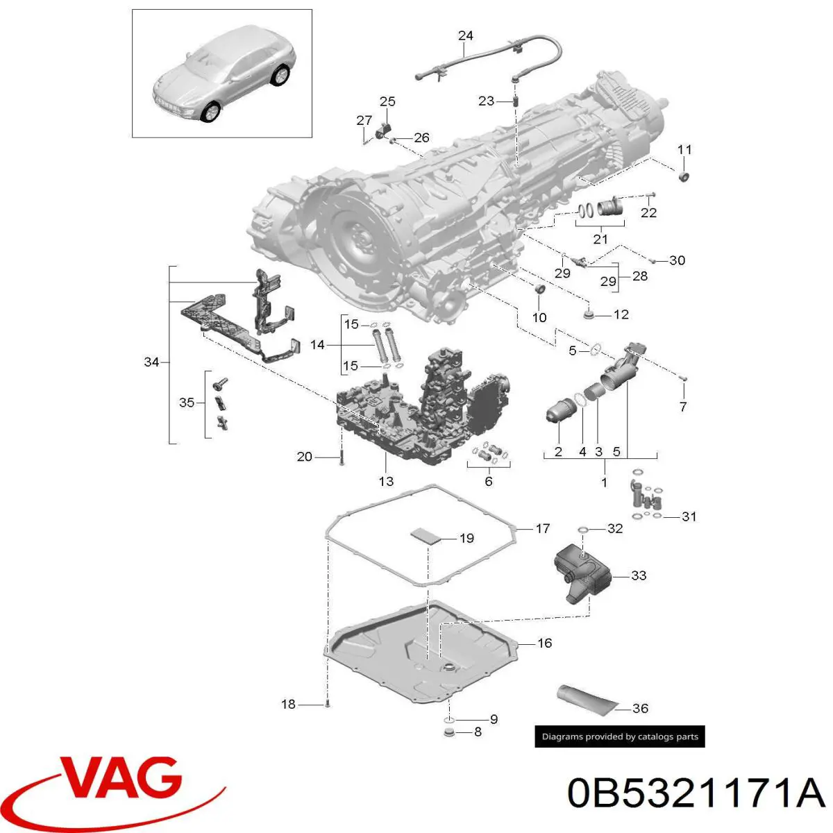  VAG 0B5321171A precio, desde 38,65 EUR