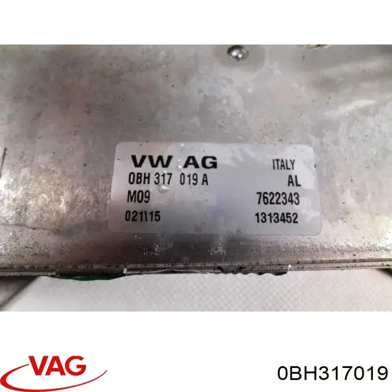 0BH317019 VAG radiador enfriador de la transmision/caja de cambios
