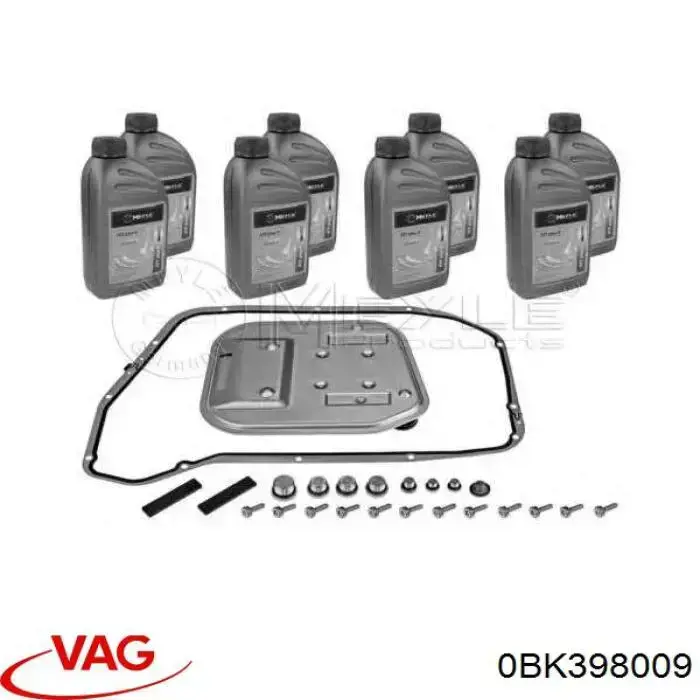 Filtro caja de cambios automática 0BK398009 VAG