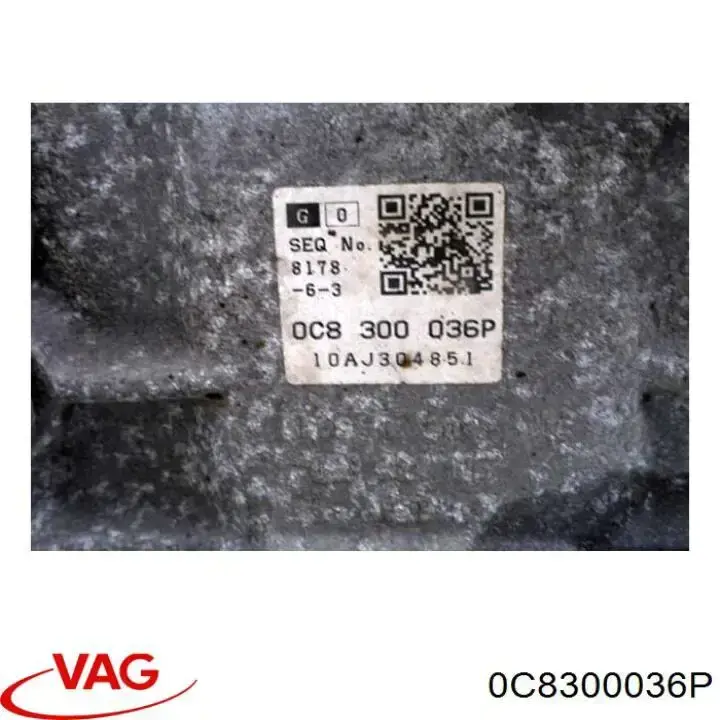Comprar 0C8300037FX VAG Caja de cambios automática completa