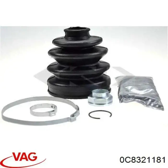 0C8321181 VAG anillo obturador, filtro de transmisión automática