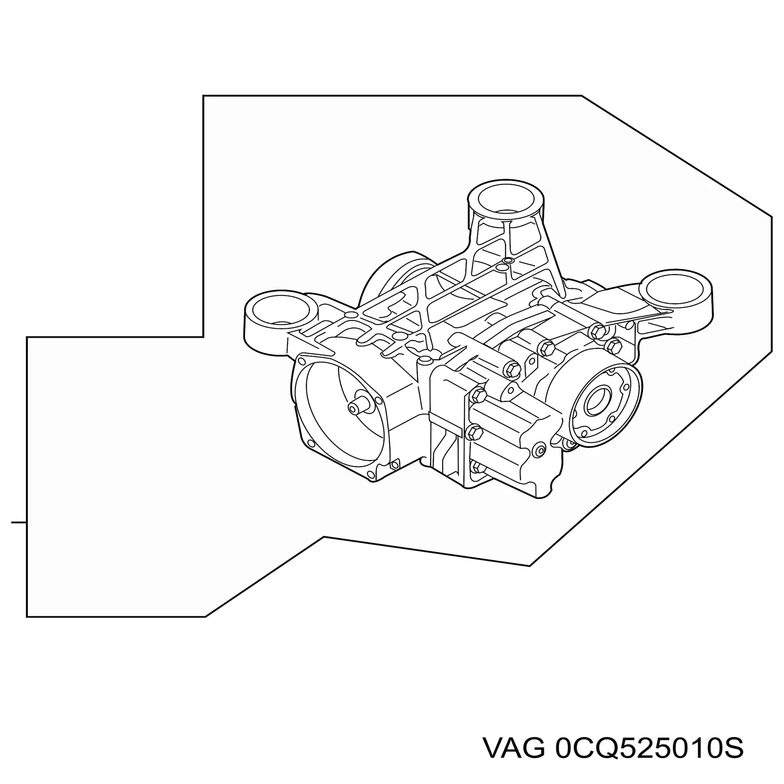 Grupo trasero VAG 0CQ525010D