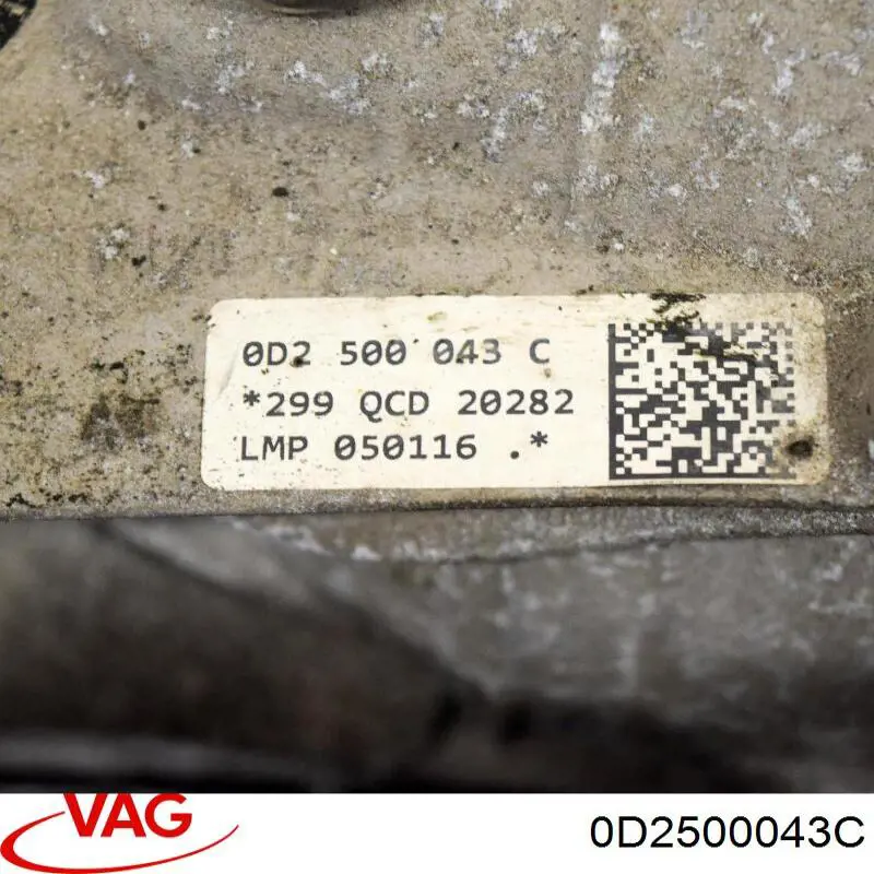 Grupo trasero 0D2500043C VAG