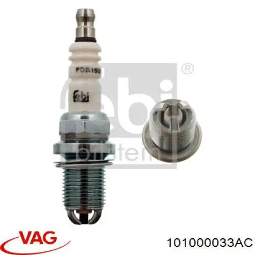 Bujías VAG 101000033AC precio, desde 6,88 EUR
