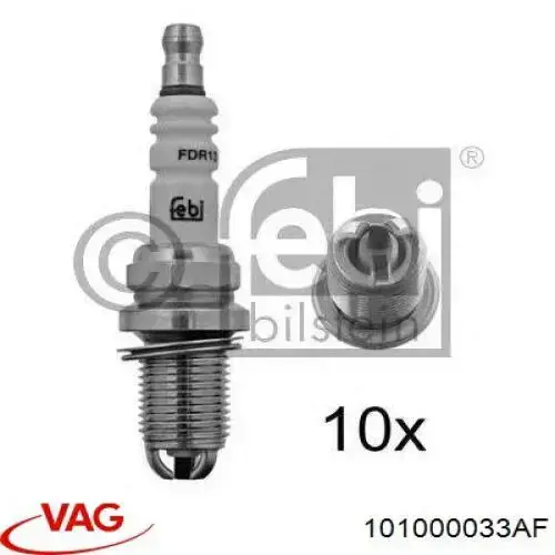 Comprar 101000033AF VAG Bujía de encendido