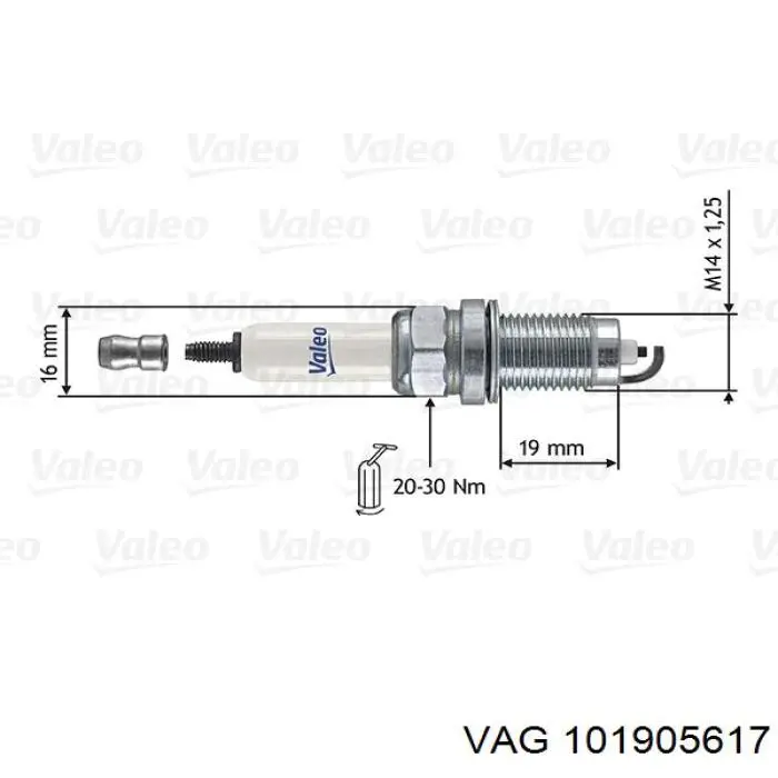 Bujías VAG 101905617 precio, desde 7,73 EUR