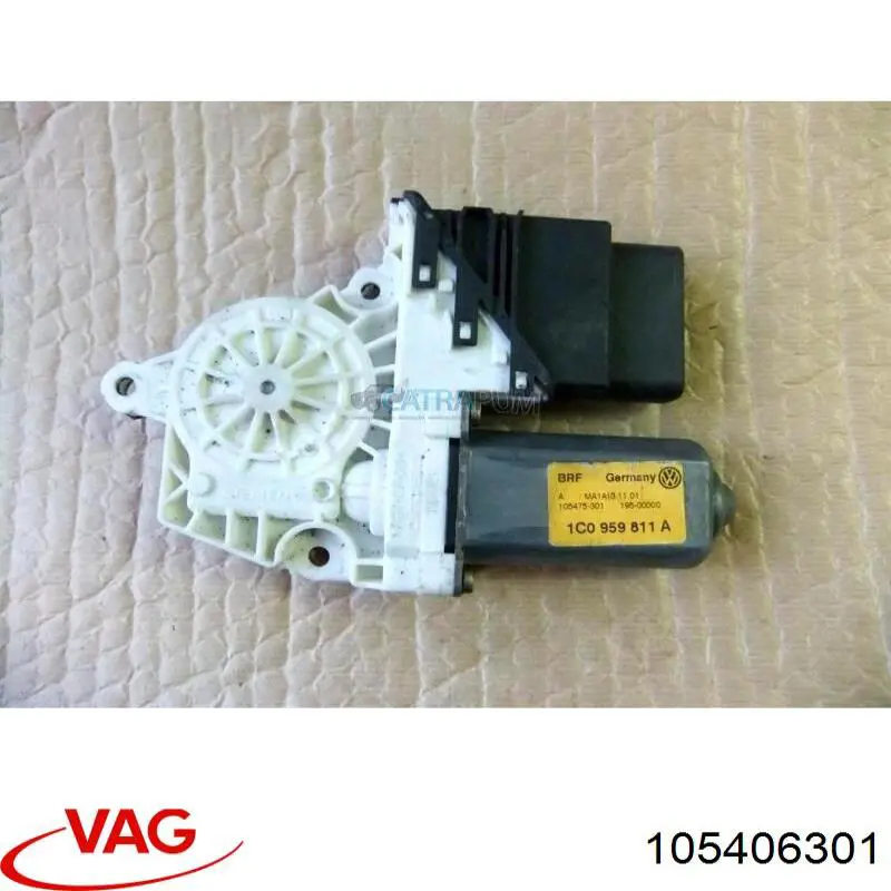 105406301 VAG Motor del elevalunas de la puerta trasera izquierda
