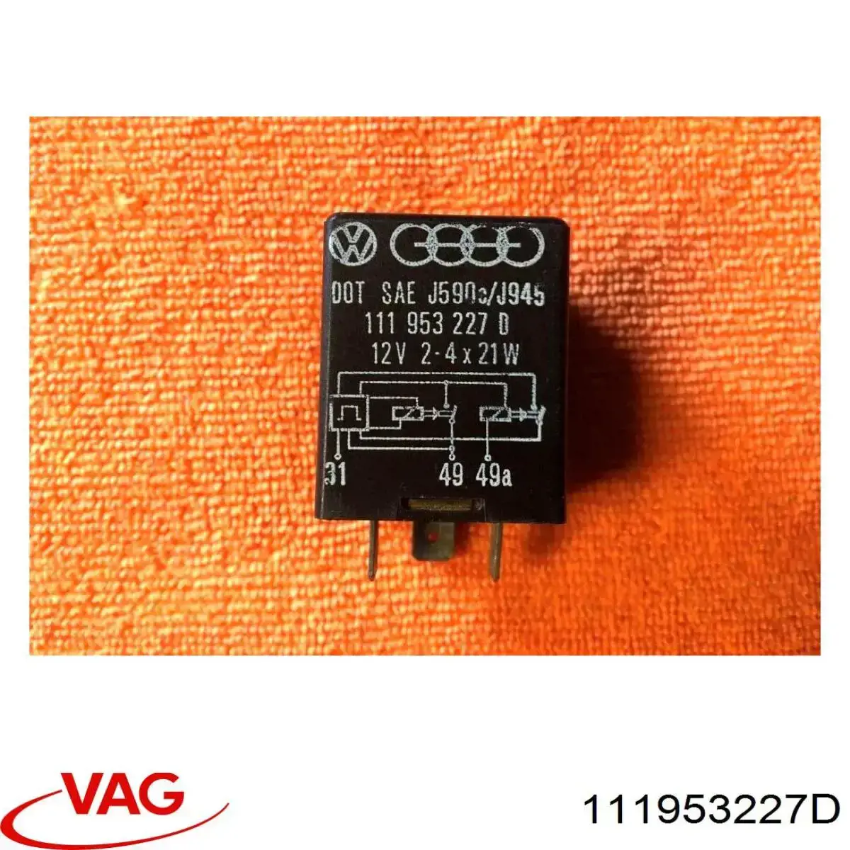 111953227D VAG Intermitente de espejo