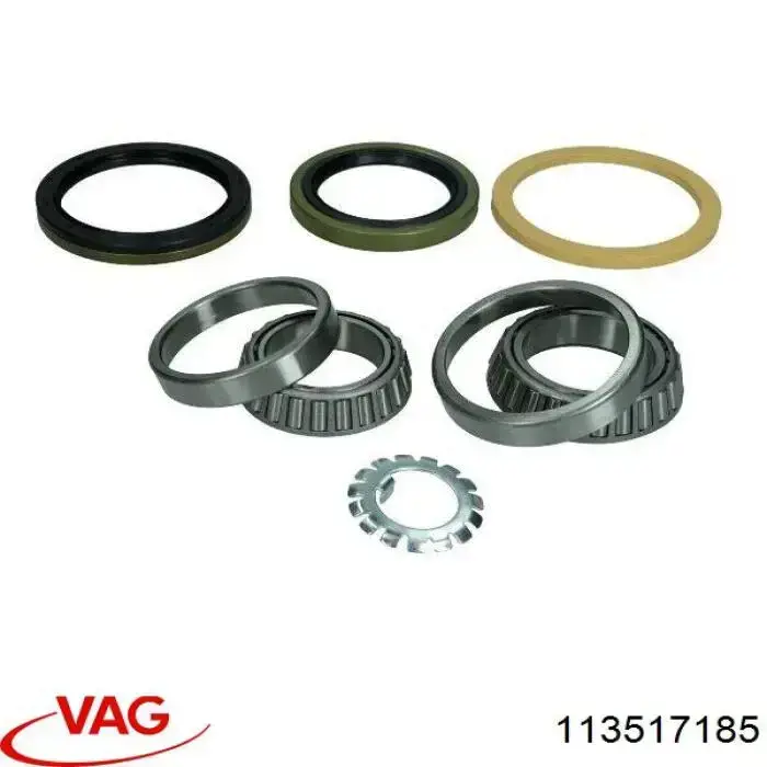 Cojinete interno del cubo de rueda delantera A0009804202 Mercedes